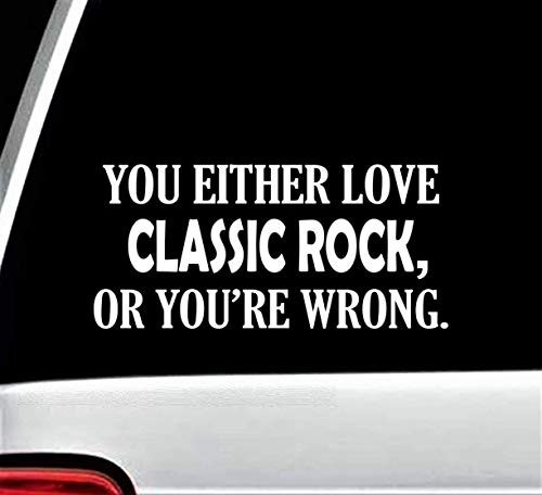 Classic Rock Funny Decal Sticker for Car Window 8.0 Inch BG 255