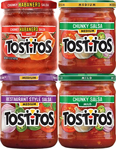 Tostitos Salsa Dips Variety Pack  4 Count