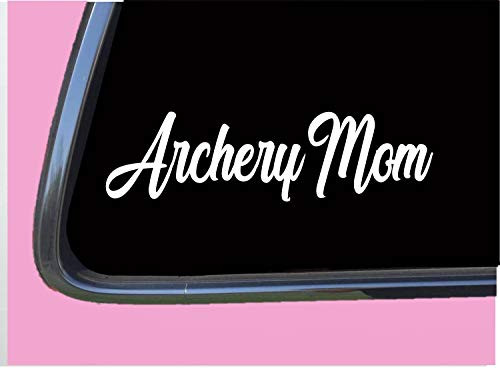 Archery Mom TP146 vinyl 8 inch  Decal Sticker bow arrow