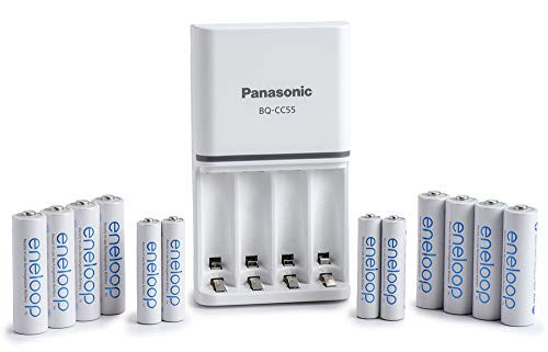 Panasonic K-KJ55MC84CZ eneloop Power Pack; 8AA, 4AAA, and Advanced Battery 3 Hour Quick Charger (Battery Color May Vary) Panasonic K-KJ55MC84CZ eneloop Power Pack; 8AA, 4AAA, and Advanced Battery 3 Hour Quick Charger (Battery Color May Vary)