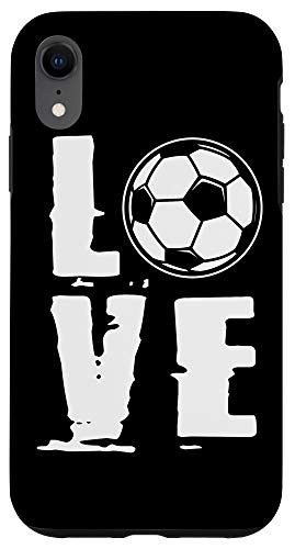 iPhone XR Love Soccer Cute Soccer Ball Team Coach Case