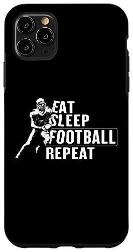 iPhone 11 Pro Max Eat Sleep Football Repeat Gift for Sport Lovers Case