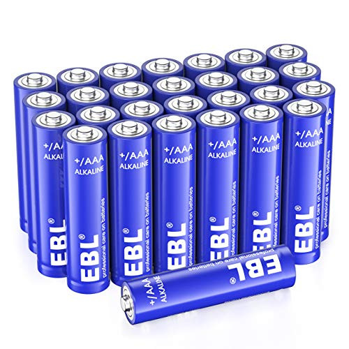 EBL 28-Count AAA Alkaline Batteries - 1.5V Triple A Long-Lasting Alkaline Battery with 10-Year Shelf Life EBL 28-Count AAA Alkaline Batteries - 1.5V Triple A Long-Lasting Alkaline Battery with 10-Year Shelf Life