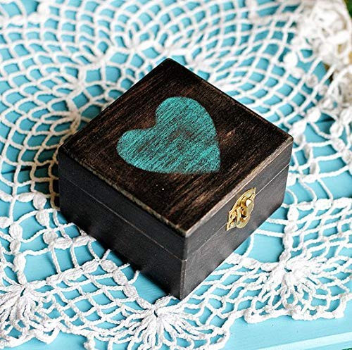 Wooden Wedding ring box Engagement ring Box Proposal Jewelry Box Rustic Ring pillow Custom Ring Holder Ring Bearer Box Wedding party Gift