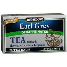 Bigelow Decaffeinated Earl Grey Tea  6 x 20 Bag