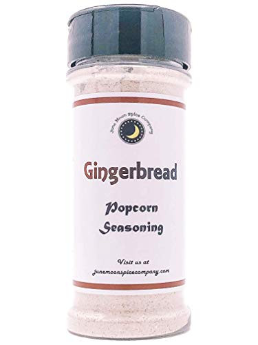 Premium   GINGERBREAD Popcorn Seasoning   Large Shaker   Calorie Free   Fat Free   Saturated Fat Free   Cholesterol Free   Sodium Free   Low Sugar