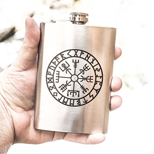 8oz Vegvisir Flask L1 8oz Vegvisir Flask L1