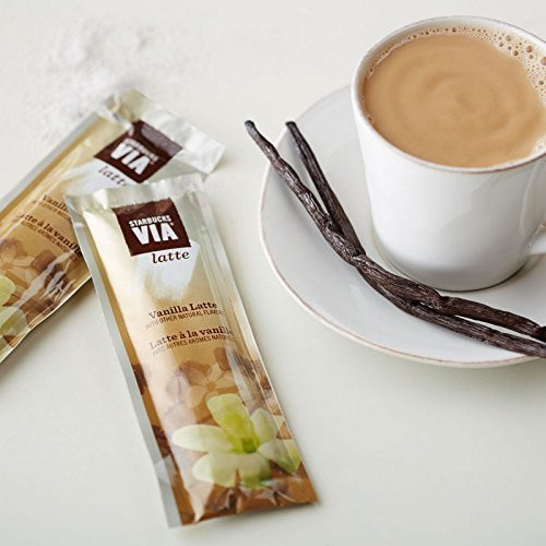 Starbucks VIA Latte - Caffe Mocha  Vanilla Latte  Chocolate  Caramel