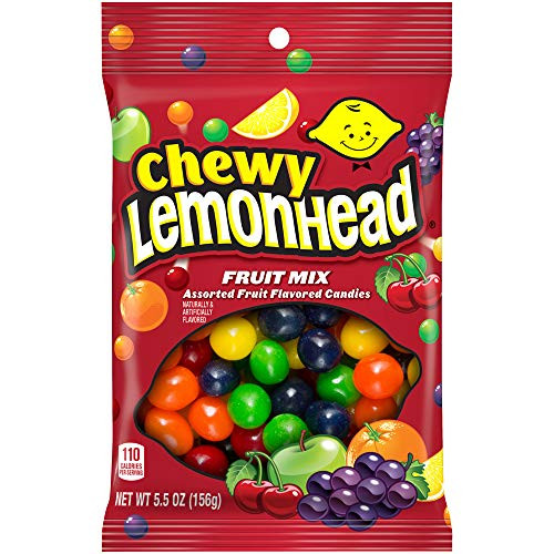 Lemonhead and Friends Chewy Fruit Mix 5.5 Ounce Bag Pack of 12 Lemonhead and Friends Chewy Fruit Mix 5.5 Ounce Bag Pack of 12