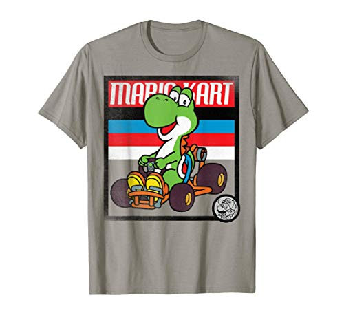 Nintendo Mario Kart Yoshi Old School Graphic T-Shirt T-Shirt Nintendo Mario Kart Yoshi Old School Graphic T-Shirt T-Shirt