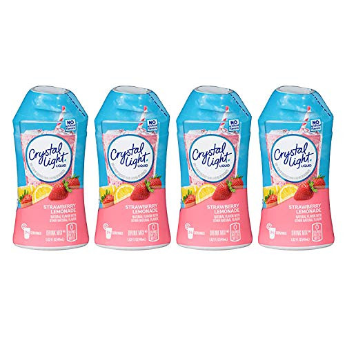 Crystal Light Liquid Drink Mix  Strawberry Lemonade  1.62 OZ  Pack of 4
