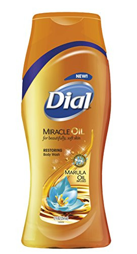 Dial Miracle Oil Body Wash  Marula  12 Fl Oz  Pack of 6