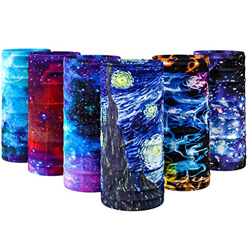 Neck Gaiter UV Protection Face Cover Bandana Face Neck Scarf Balaclava Headwear  Galaxy