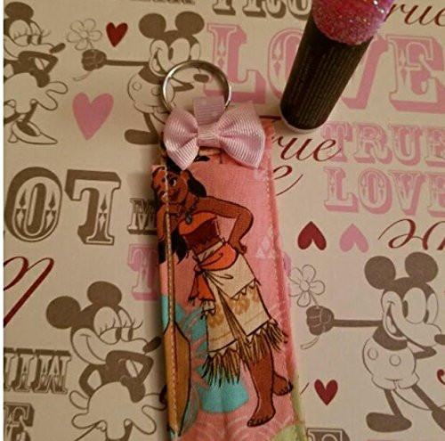 Disney Moana Chapstick holder keychains  disneybound  disney Princess keychain  party favors  disney fe  party favors stocking stuffers