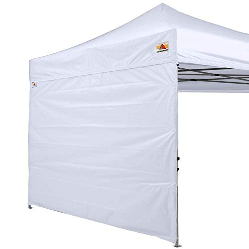 ABCCANOPY Instant Canopy SunWall for 8x8 Feet Straight Leg pop up Canopy  1 Pack Sidewall Only  White