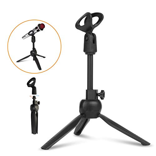 Depusheng Microphone Stand Desktop Tripod Stand Wired Wireless Microphone Stand Desktop Microphone Stand