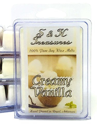 Creamy Vanilla - Pure Soy Wax Melts - Summer Scents - 1 pack  6 cubes