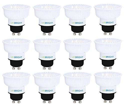 Viribright 74365-24 3001 25W Equivalent MR16 GU10 LED Light, Warm (Soft) White 2700K, Indoor Flood Wide 120° Beam Angle, (Pack of 24), 24 Piece Viribright 74365-24 3001 25W Equivalent MR16 GU10 LED Light, Warm (Soft) White 2700K, Indoor Flood Wide 120° Beam Angle, (Pack of 24), 24 Piece