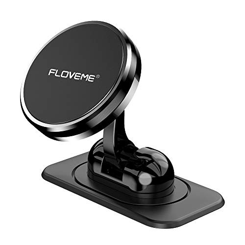 Magnetic Phone Car Mount - FLOVEME 360° Rotate Magnetic Cell Phone Holder for Car Dashboard Hands Free Phone Magnet Car Mount for iPhone 11 Pro Xs Max X XR 8 7 6 Samsung Note 10 9 S11 S10 S9 S8 Plus