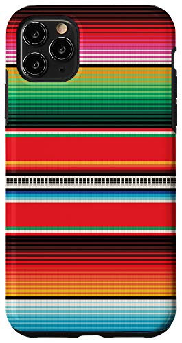 iPhone 11 Pro Max Serape Mexican Striped Pattern Case