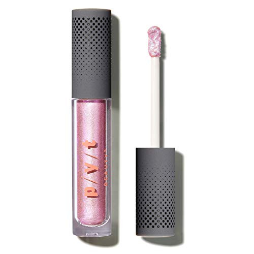 PYT Beauty Glam Glitter Gel Liquid Eyeshadow Clear with Pink Shimmer Hypoallergenic Crulety Free Vegan 1 Count PYT Beauty Glam Glitter Gel Liquid Eyeshadow Clear with Pink Shimmer Hypoallergenic Crulety Free Vegan 1 Count