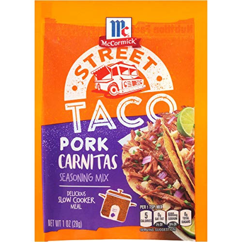 McCormick Street Taco Pork Carnitas 1 oz  Pack of 12  Seasoning Mix