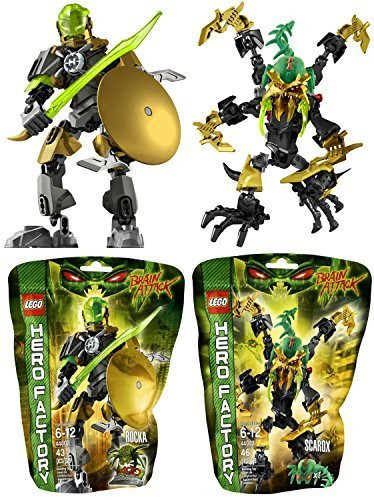 LEGO Hero Factory ROCKA 44002 & SCAROX 44003 Bundle