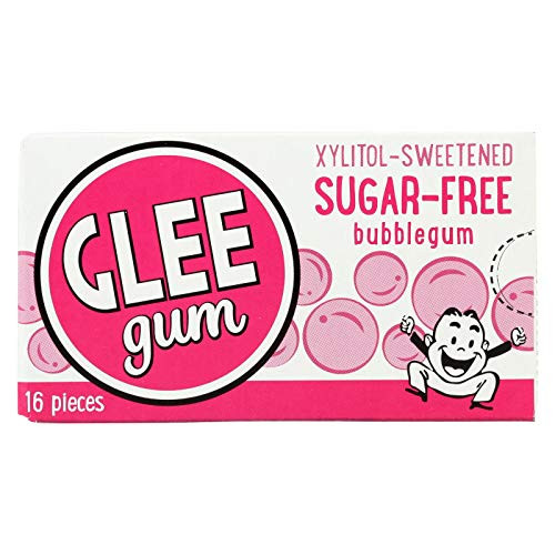 Glee Gum Chewing Gum Bubblegum Sf 16 Pc  Pack of 12