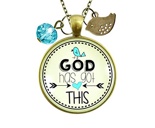 Gutsy Goodness 24 inch He s Got This Necklace Life of Faith Encouragement Jewelry Gutsy Goodness 24 inch He s Got This Necklace Life of Faith Encouragement Jewelry
