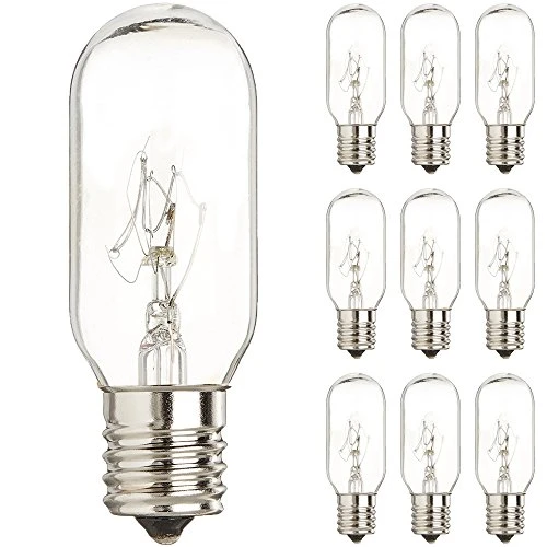 GoodBulb 40 Watt Microwave Bulb GE WB36x10003 - Microwave Light - Fits Most GE and Whirlpool Ovens - E17 Intermediate Base Bulb - 40 Watt 130 Volt Appliance Bulb  10 Pack