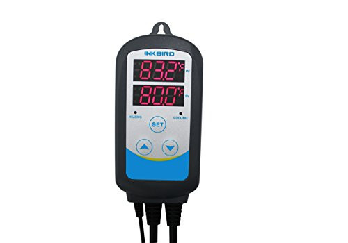 Thermostat Inkbird ITC TB 310 Temperature Controller Pre-Wired Dual Stage Digital Outlet 12 Periods Timer (ITC-310TB)