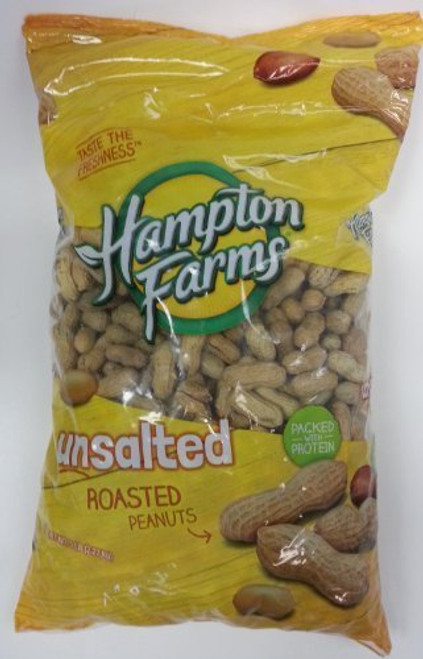 Hampton Farms No Salt Roasted In Shell Peanuts - 5lb Bag by hampton farms Foods Hampton Farms No Salt Roasted In Shell Peanuts - 5lb Bag by hampton farms Foods