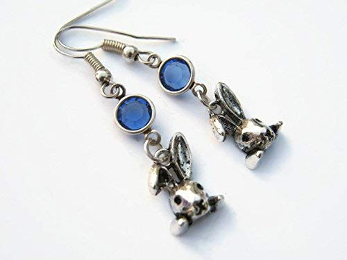 Bunny Birthstone Earrings Personalized Floppy Eared Rabbit Earrings Animal Earrings Farm Country Earrings Bunny Birthstone Earrings Personalized Floppy Eared Rabbit Earrings Animal Earrings Farm Country Earrings