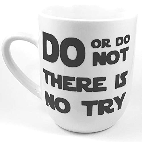 Do or Do Not There Is No Try Yoda Quote Star Wars Heat Transfer Vinyl Mug