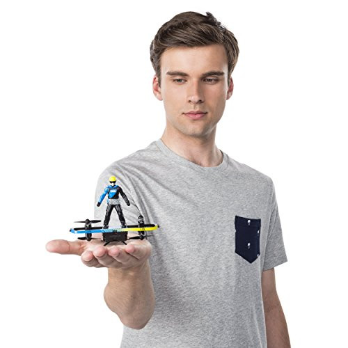 Air Hogs 2-in-1 Extreme Air Board, Transforms from RC Stunt Board to Paraglider, For Ages 8 and Up