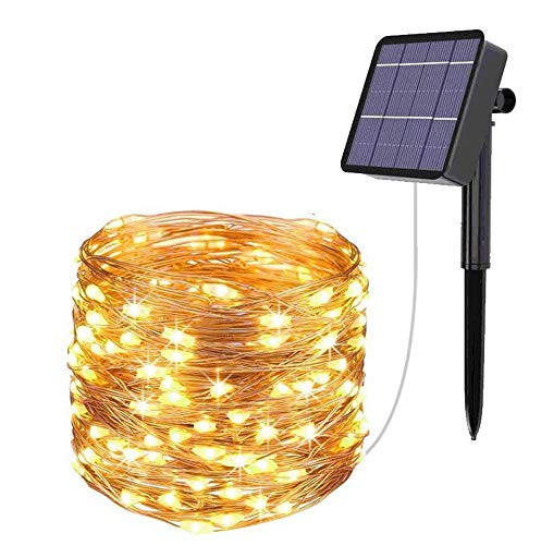 Solar String Lights 78.7FT 240LED Solar Fairy Lights 8 Modes Copper Wire Solar Powered Fairy Lights Outdoor Waterproof for Garden Yard Party Camping Patio Christmas Tree Decoration