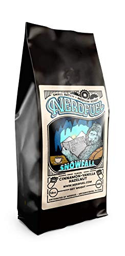 NerdFuel Snowfall Cinnamon Vanilla Hazelnut Coffee  Ground Coffee