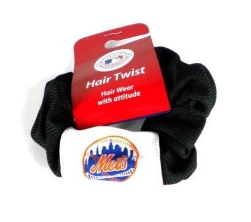 New York Mets Hair Scrunchie - Hair Twist - Ponytail Holder