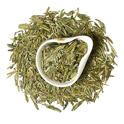 GOARTEA 50g   1.76oz Top Xihu Longjing Long Jing Dragon Well Dragonwell Spring Loose Leaf Chinese Green Tea