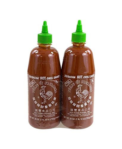 Sriracha Hot Chili Sauce  28 oz  Two Pack