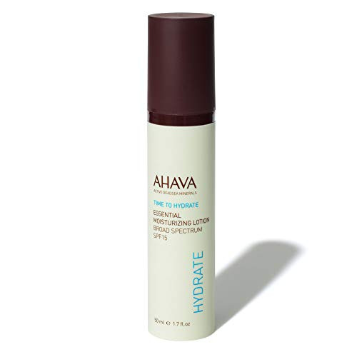 AHAVA Essential Moisturizing Lotion Broad Spectrum SPF 15, 1.7 Fl Oz