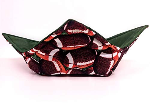 Football Large Serving Bowl Microwavable Potholder or Serving Bowl Cozy