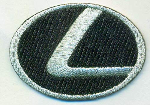 LEXUS IRON ON EMBROIDERED PATCH size - 2.4 X 1.6 INCHES EMBROIDERY CAR AUTO RACING
