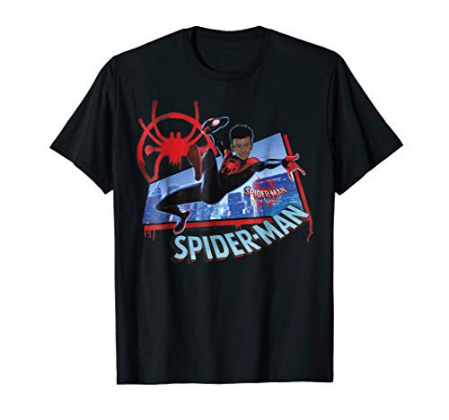 Marvel Spider-Man Into the Spider-Verse Miles Kick T-Shirt