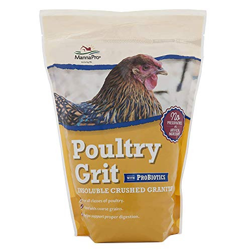 Manna Pro 5 lb 1000212 Poultry Grit with Probiotics  Adult  4 Pack  5 lb