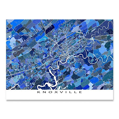 Knoxville Map Wall Art Print 8x10 Knoxville TN Poster 24x36 Handmade Blue Geometric Knoxville Tennessee Gifts Knoxville Decor by Maps As Art Knoxville Map Wall Art Print 8x10 Knoxville TN Poster 24x36 Handmade Blue Geometric Knoxville Tennessee Gifts Knoxville Decor by Maps As Art