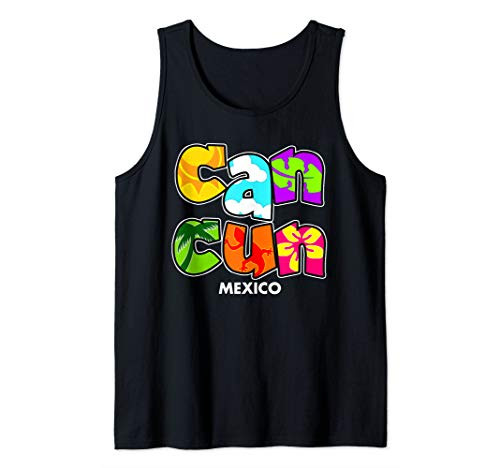 Cancun Mexico Souvenir Gift Spring Break Summer Vacation Tank Top Cancun Mexico Souvenir Gift Spring Break Summer Vacation Tank Top