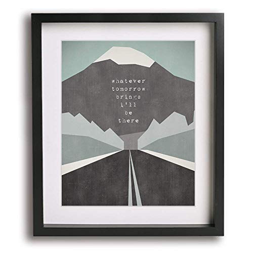 Drive by Incubus inspired song lyric wall art print gift idea music poster artwork