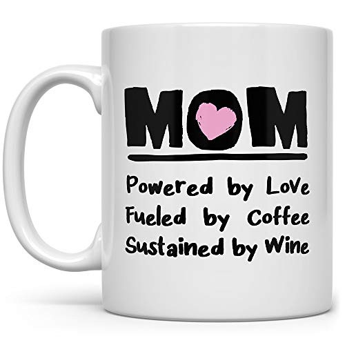 Mom Coffee Mug  Fun Mother s Day 11oz Cup  Novelty Birthday Gift from Kids Daughter Son