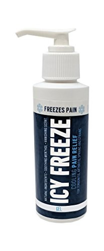 Icy Freeze Cooling Pain Relief 4 oz Gel Pump with Ilex  IcyFreeze Cold Therapy Gel for Soothing Therapeutic Pain Relief   1 Pack